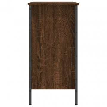 Pantofar, stejar maro, 100x35x70 cm, lemn compozit - Img 8