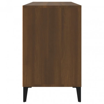 Pantofar, stejar maro, 102x36x60 cm, lemn prelucrat - Img 5