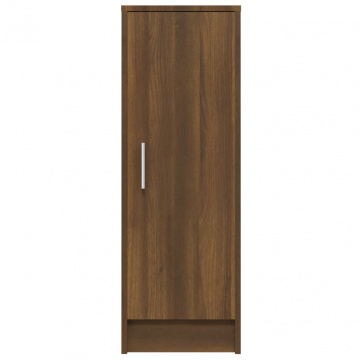 Pantofar, stejar maro, 32x35x92 cm, lemn prelucrat - Img 5