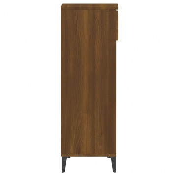 Pantofar, stejar maro, 40x36x105 cm, lemn prelucrat - Img 6