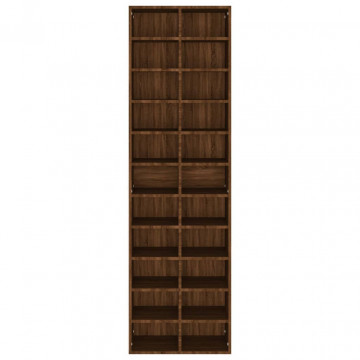 Pantofar, stejar maro, 54x34x183 cm, lemn prelucrat - Img 4