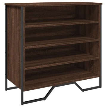 Pantofar, stejar maro, 80x38x78 cm, lemn prelucrat - Img 2