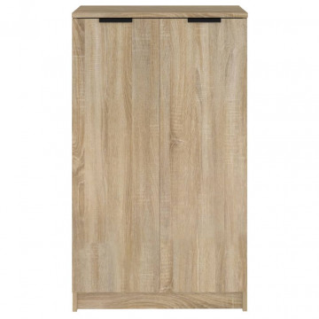 Pantofar, stejar sonoma, 59x35x100 cm, lemn compozit - Img 8