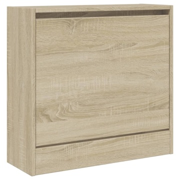 Pantofar, stejar sonoma, 60x21x57 cm, lemn compozit - Img 4