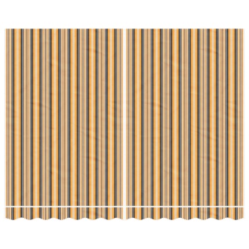 Pânză de rezervă copertină, dungi multicolore, 3,5x2,5 m - Img 3
