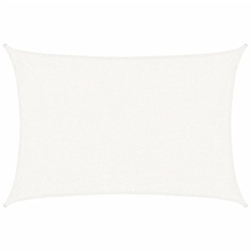 Pânză parasolar, alb, 2x2,5 m, HDPE, 160 g/m² - Img 2