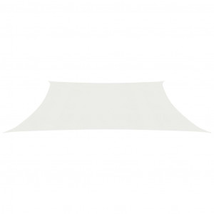 Pânză parasolar, alb, 3/4x3 m, HDPE, 160 g/m² - Img 3