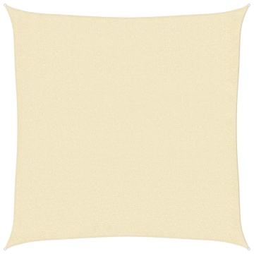 Pânză parasolar, crem, 2,5 x 2,5 m, HDPE, 160 g/m² - Img 2