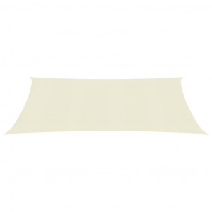 Pânză parasolar, crem, 2,5 x 4 m, HDPE, 160 g/m² - Img 3
