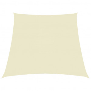 Pânză parasolar, crem, 3/4x2 m, țesătură oxford, trapez - Img 1