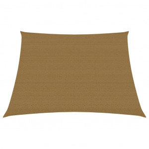 Pânză parasolar, gri taupe, 3/4x2 m, HDPE, 160 g/m² - Img 1