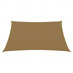 Pânză parasolar, gri taupe, 3/4x2 m, HDPE, 160 g/m² - Img 3
