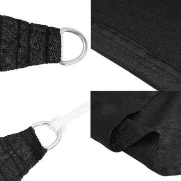 Pânză parasolar, negru, 3x4 m, HDPE, 160 g/m² - Img 5