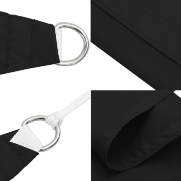 Pânză parasolar, negru, 5x5 m, țesătură oxford, pătrat - Img 6