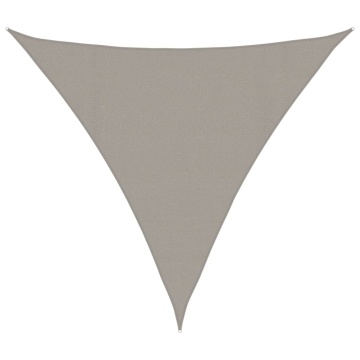 Pânză parasolar, nisipiu, triunghiular, 4x4x4 m, HDPE, 160 g/m² - Img 2