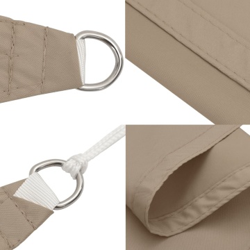 Parasolar, gri taupe, 2x5 m, țesătură oxford, dreptunghiular - Img 6