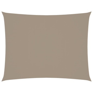 Parasolar, gri taupe, 3,5x4,5 m, țesătură oxford dreptunghiular - Img 2