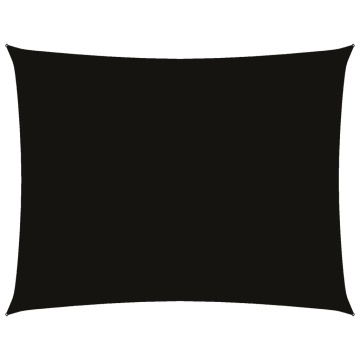 Parasolar, negru, 2x3,5 m, țesătură oxford, dreptunghiular - Img 2