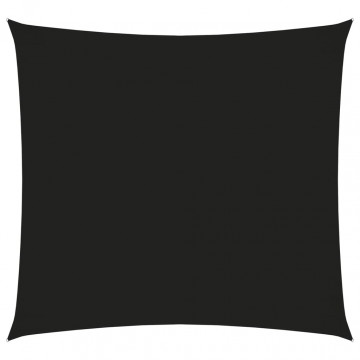 Parasolar, negru, 6x6 m, țesătură oxford, pătrat - Img 1