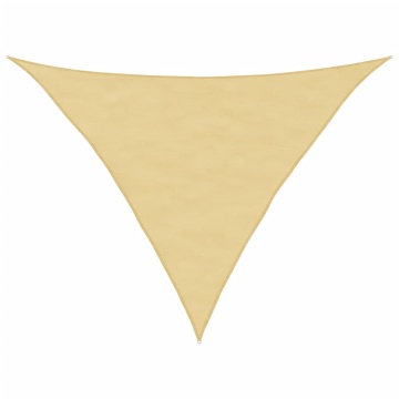 Parasolar, nisipiu, 3,5x3,5x4,9 m, 100% poliester Oxford - Img 2