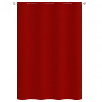 Paravan de balcon, roșu, 160 x 240 cm, țesătură oxford - Img 2