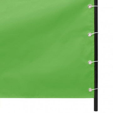 Paravan de balcon, verde deschis, 120x240 cm, țesătură oxford - Img 3