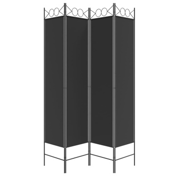 Paravan de cameră cu 3 panouri, 160x200 cm, textil - Img 4