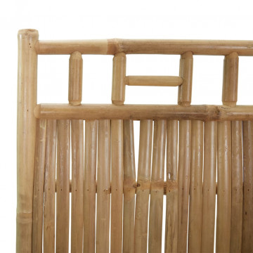 Paravan de cameră cu 4 panouri, 160 x 180 cm, bambus - Img 5
