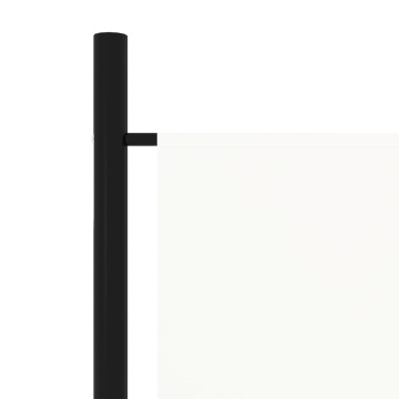 Paravan de cameră cu 5 panouri, alb, 250 x 180 cm - Img 6