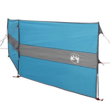 Paravan de camping, albastru, 344x120 cm, impermeabil - Img 8