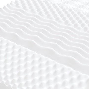 Pat de zi cu extensie și saltele, gri deschis 90x200 cm textil - Img 7