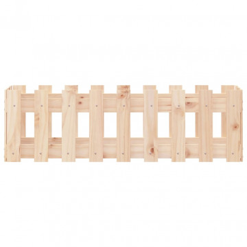 Pat înălțat grădină design gard 100x30x30 cm lemn de pin tratat - Img 8