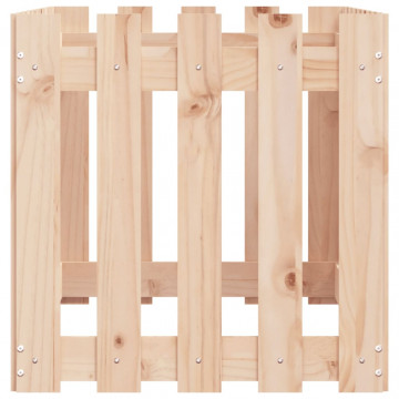 Pat înălțat grădină design gard 100x50x50 cm lemn de pin tratat - Img 5