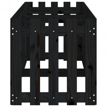 Pat înălțat grădină design gard 200x50x50 cm lemn impregnat pin - Img 5