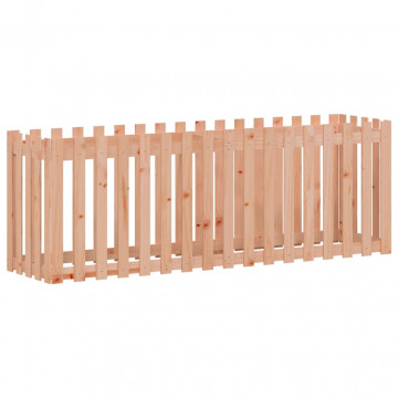 Pat înălțat grădină design gard 200x50x70 cm lemn impregnat pin - Img 4