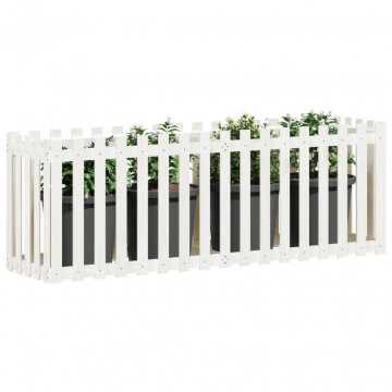 Pat înălțat grădină design gard 200x50x70 cm lemn impregnat pin - Img 3