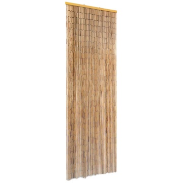 Perdea de ușă pentru insecte, bambus, 56x185 cm - Img 1