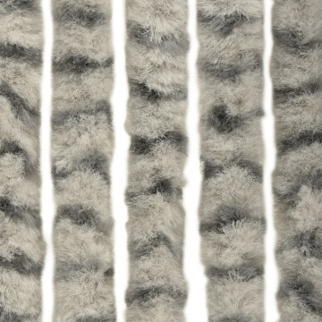 Perdea pentru insecte gri deschis și gri închis100x200cmchenille - Img 6
