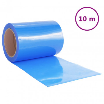 Perdea pentru ușă, albastru, 300 mmx2,6 mm 10 m, PVC - Img 2