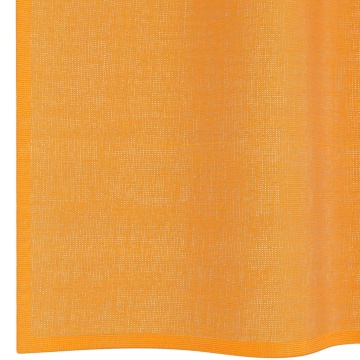 Perdele Voile cu Oelii 2 buc Portocaliu 140x225 cm - Img 5