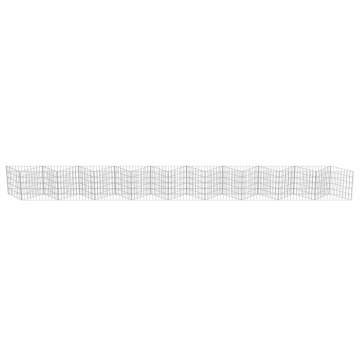 Perete gabion, 630 x 30 x 50 cm, oțel galvanizat - Img 7