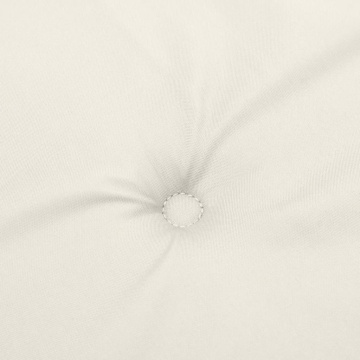 Pernă bancă de grădină, 2 buc. melanj crem, 180x50x7 cm, textil - Img 6