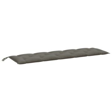 Pernă bancă de grădină 2buc melanj gri închis 180x50x7cm textil - Img 8