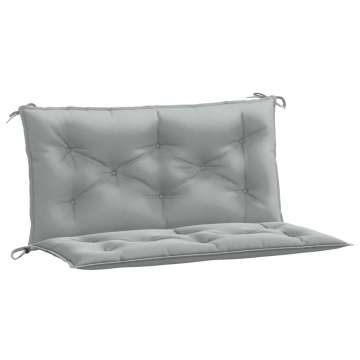 Pernă bancă de grădină 2db melanj gri deschis 100x50x7cm textil - Img 2