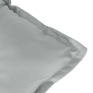 Pernă bancă de grădină 2db melanj gri deschis 120x50x7cm textil - Img 7