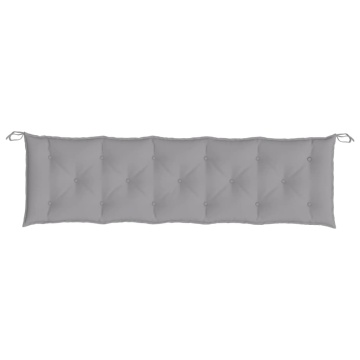 Pernă bancă de grădină, gri, 180x50x7 cm, material oxford - Img 4