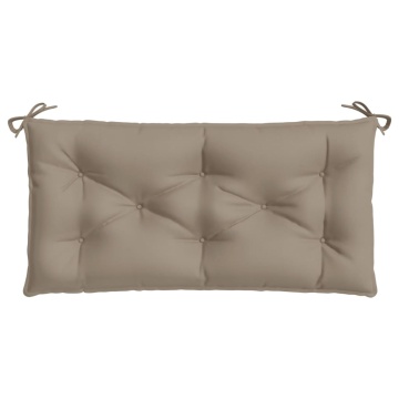 Pernă bancă de grădină, gri taupe, 100x50x7 cm, material oxford - Img 4