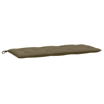 Pernă bancă de grădină, melanj gri taupe, 120x50x7 cm, textil - Img 2