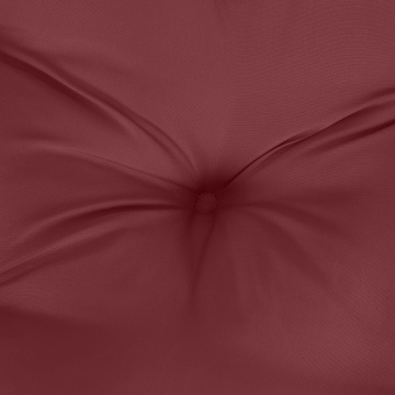 Pernă bancă de grădină, melanj roșu vin, 120x50x7 cm, textil - Img 5