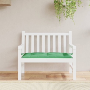 Pernă bancă de grădină, verde, 110x50x7 cm, material oxford - Img 1